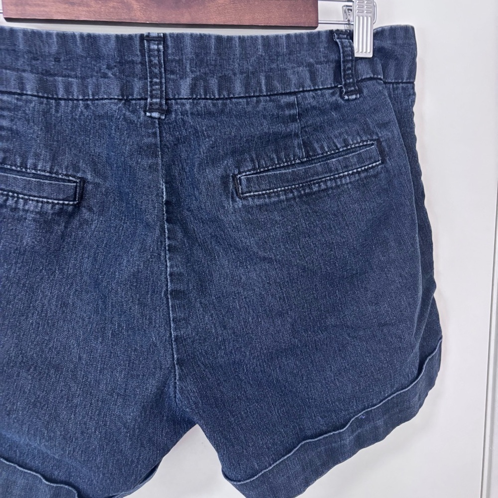 3/$15 A.N.A charcoal black soft denim shorts size 10 - Picture 4 of 8